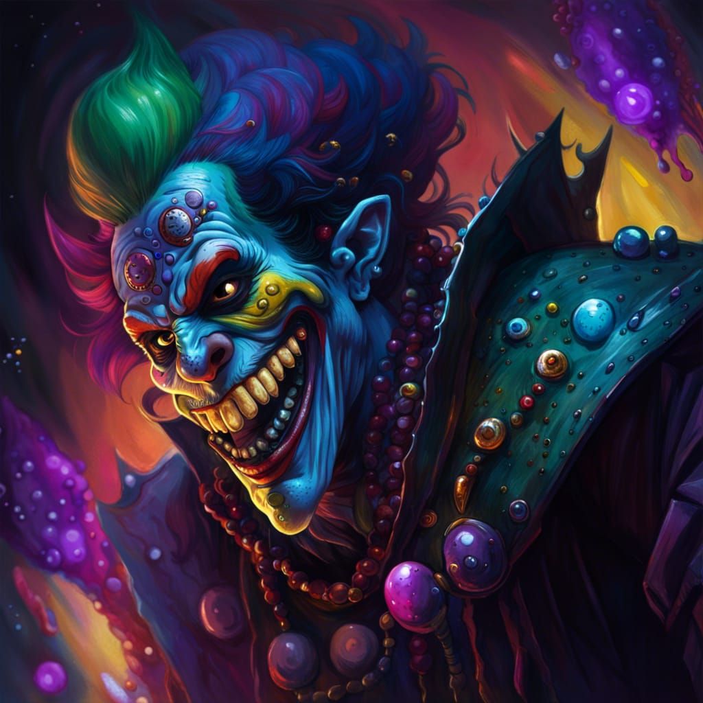 Dungeons and Dragons, Space Clown, lich, scary, art the clow...