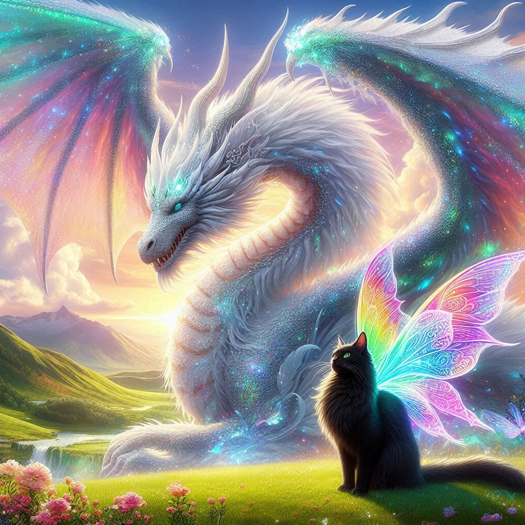 Dragon and fairycat