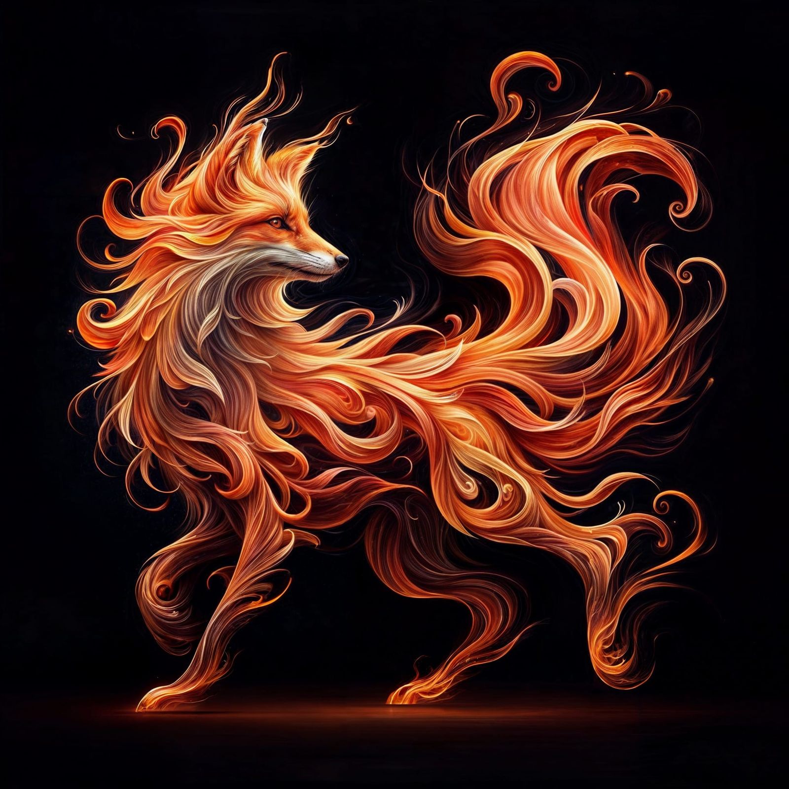 Swirling Fox