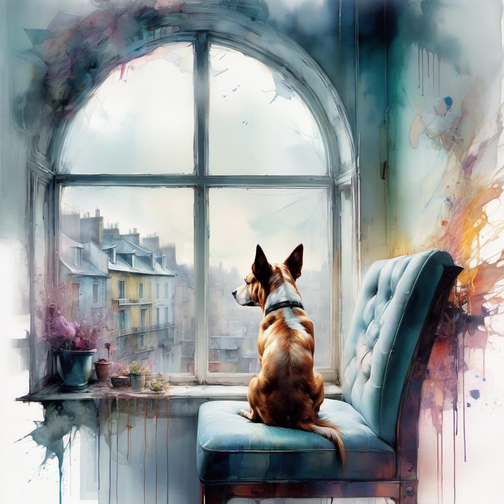 View out a window   by @GreenNails 