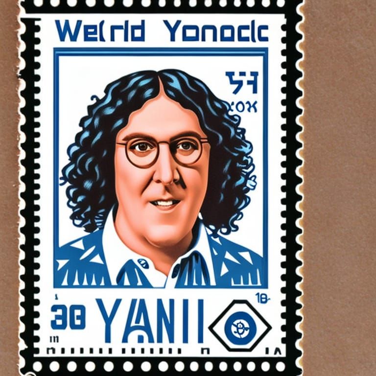 Postmarked, Weird Al Yankovic postage stamp