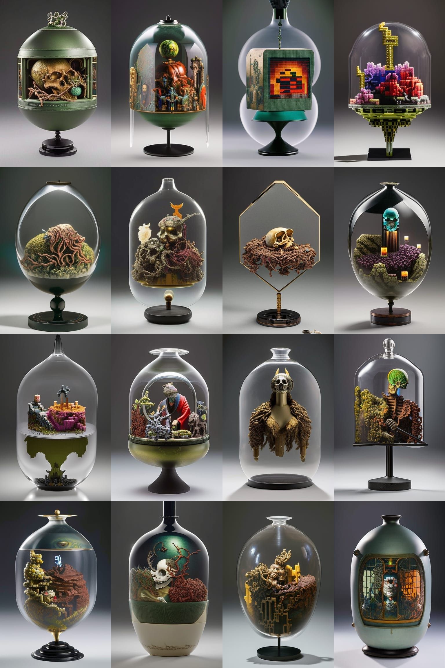 Cathodic AI Dreams: Creepy Collectibles