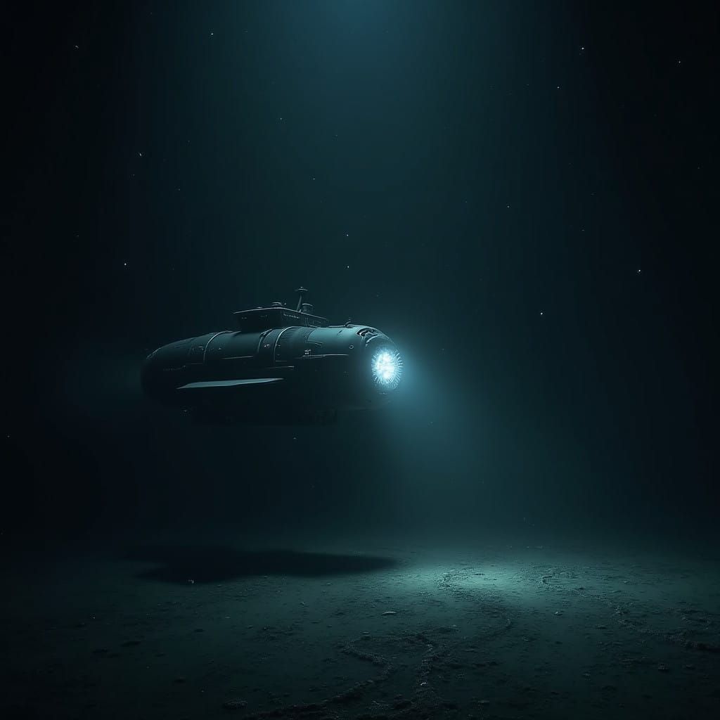 Rov subsea deep water - Submersible in Futuristic Ocean Dept...