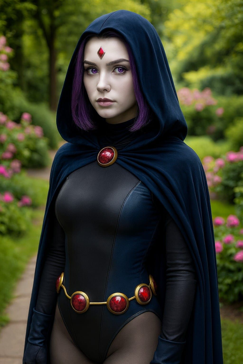 Raven DC photorealistic