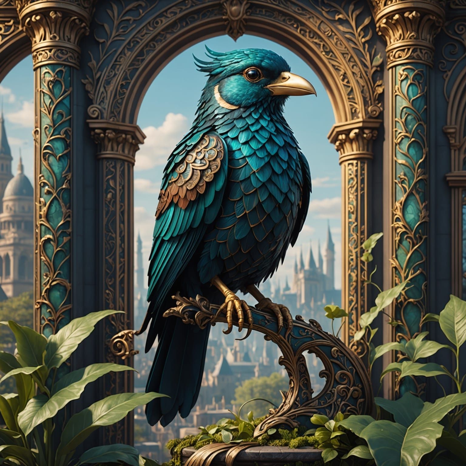 Royal  Bird  by @laurabots11