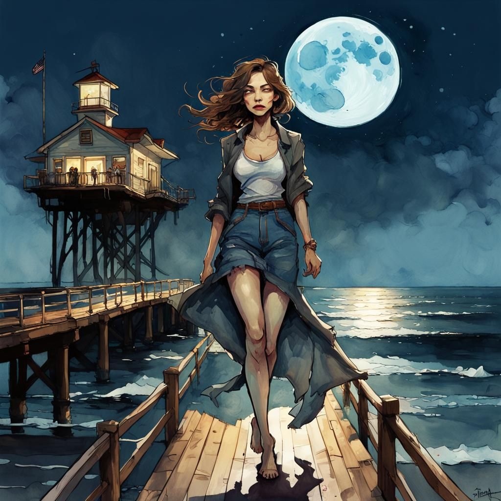 MY TEACHER IS A MOONLIT SUPERMODEL 3023 #6