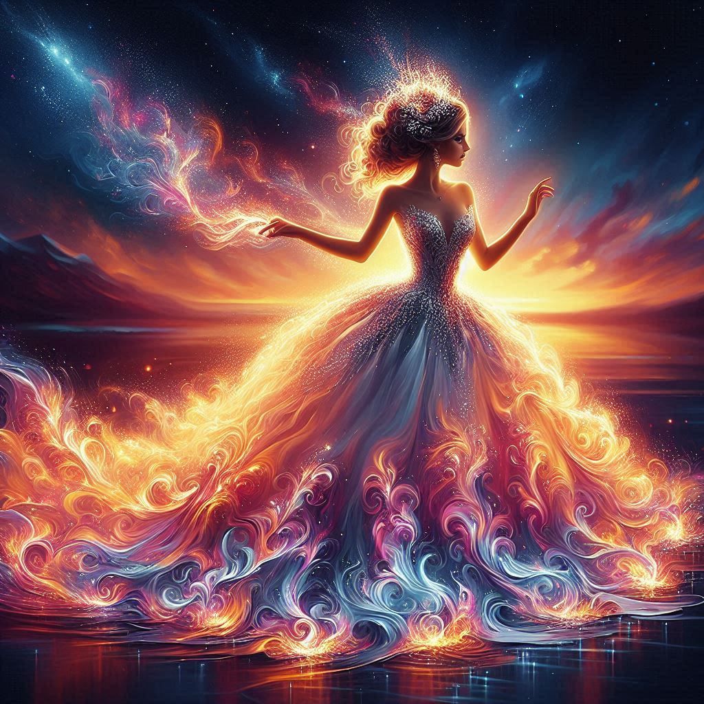 Fire Water Dress