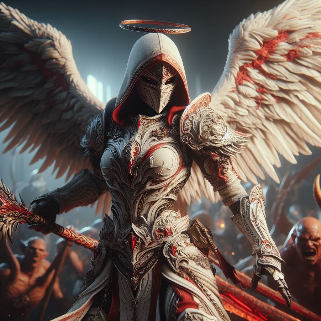 Female Demon Slaying Angel