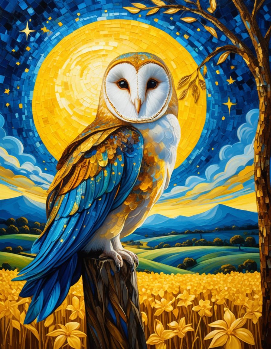 the gilded owl  by @Plats