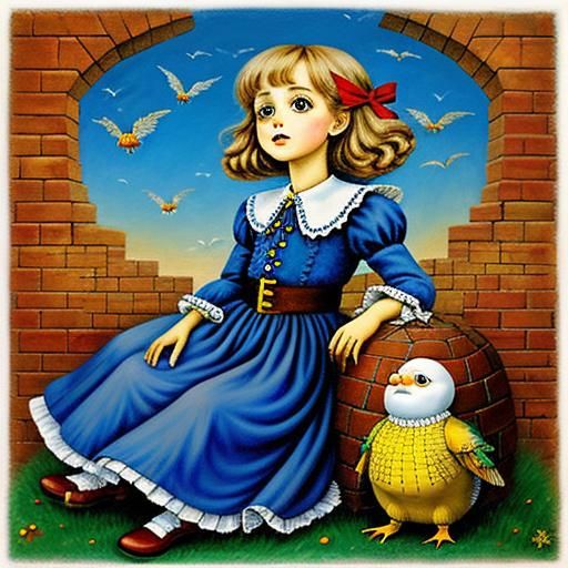 The brick wall girl