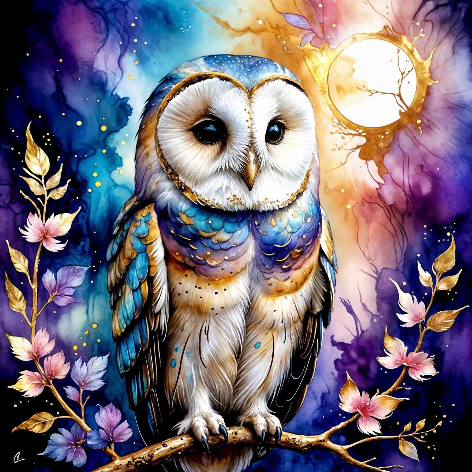 Barn Owl  by @clairerkj