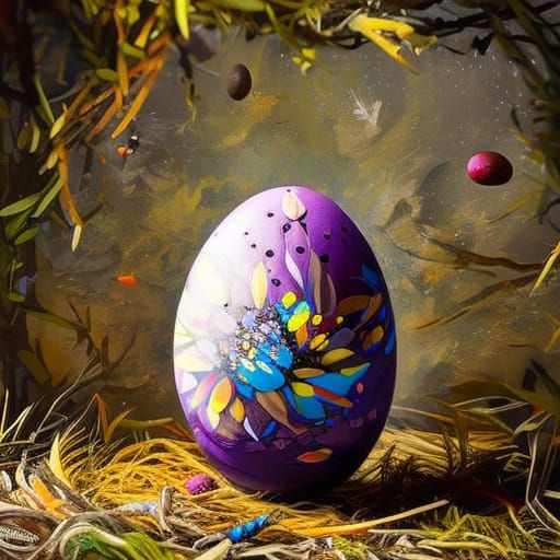 Painted egg
