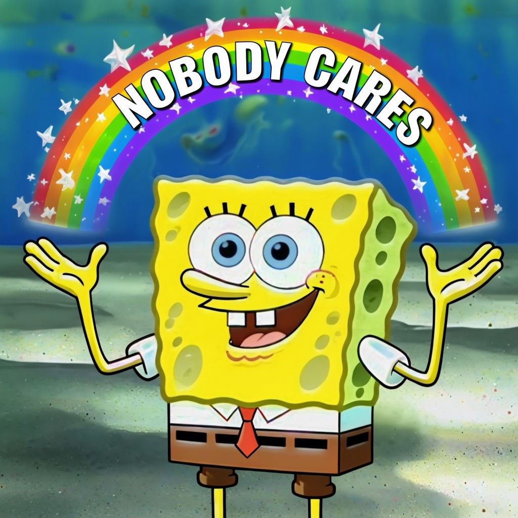 Spongebob "NOBODY CARES"