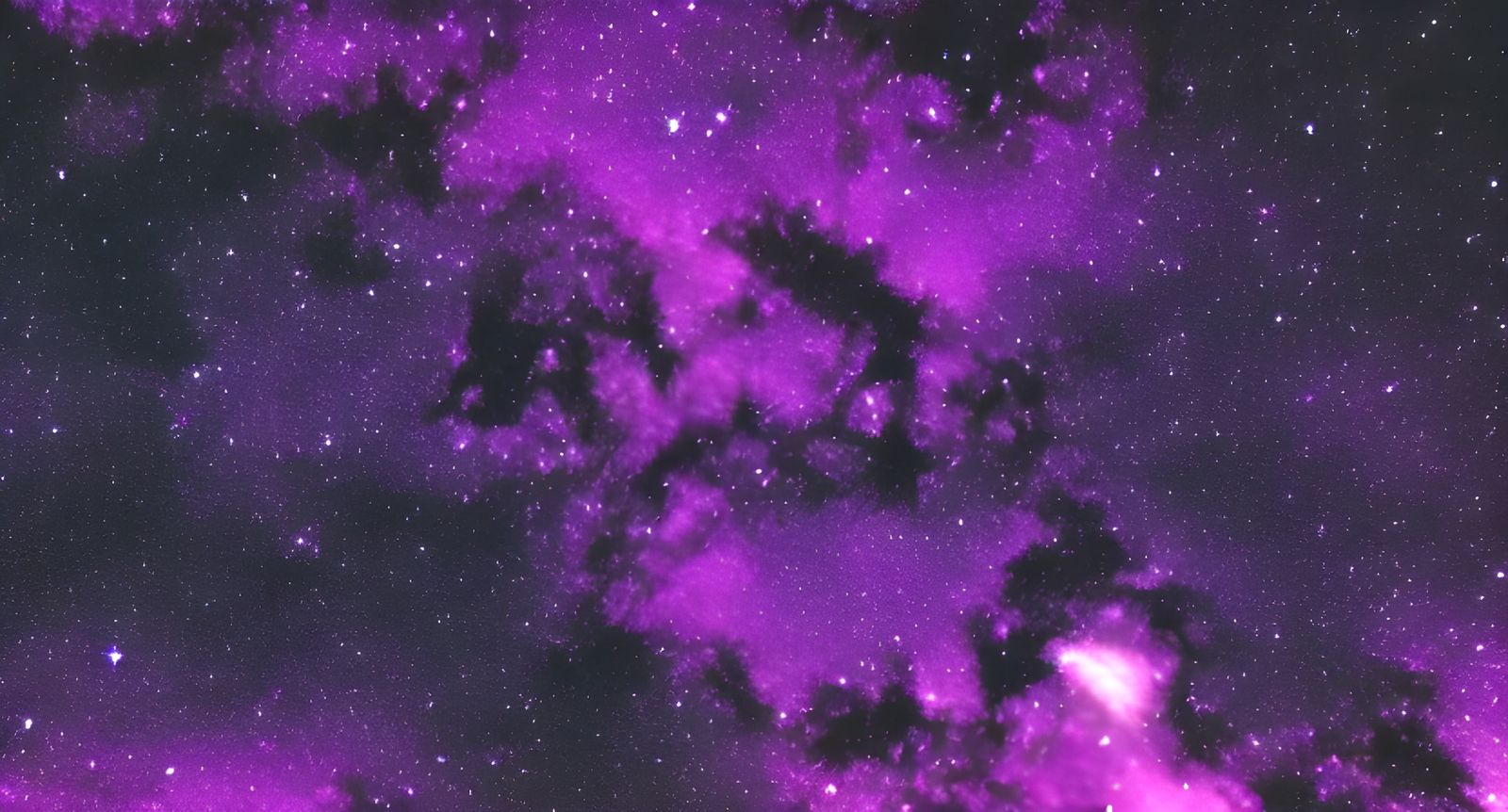 purple and black clouds amongst the stars