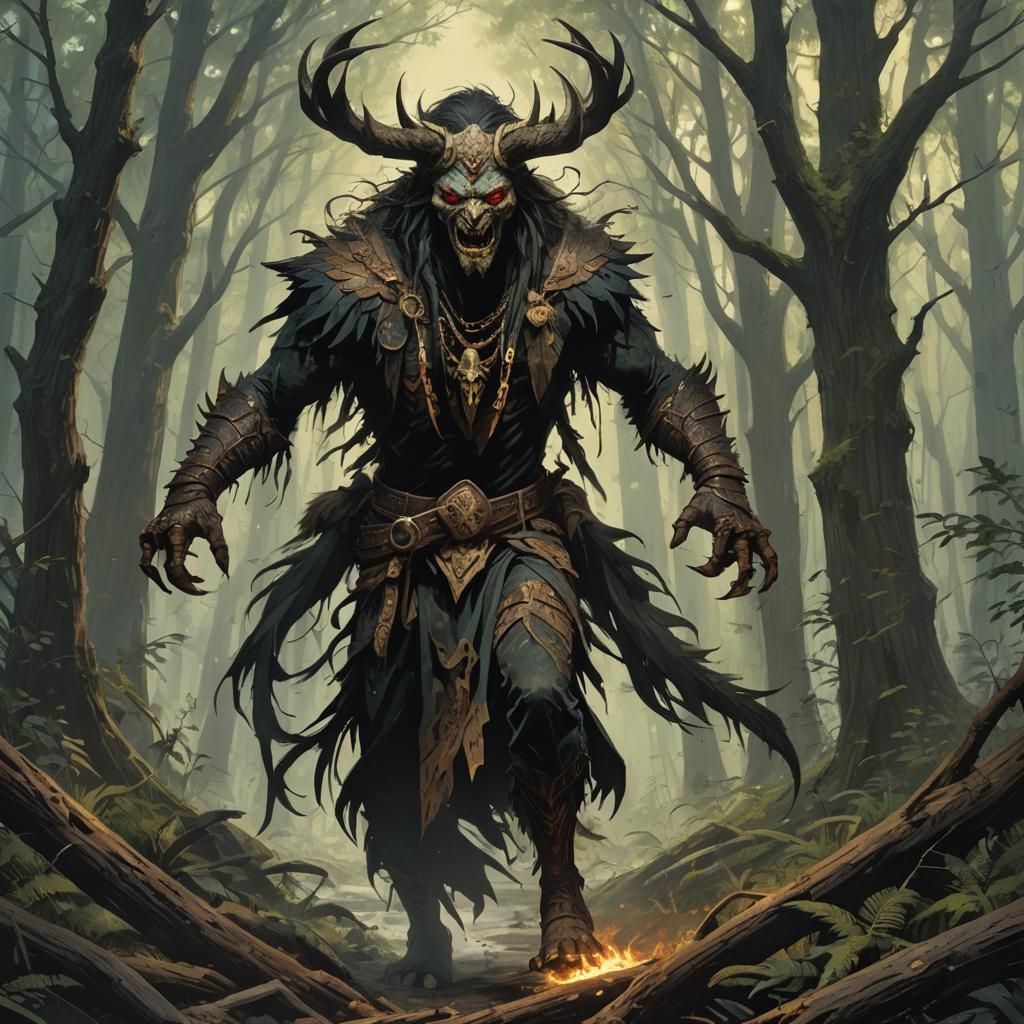 Wild Spirit sinister by Greg Rutkowski
