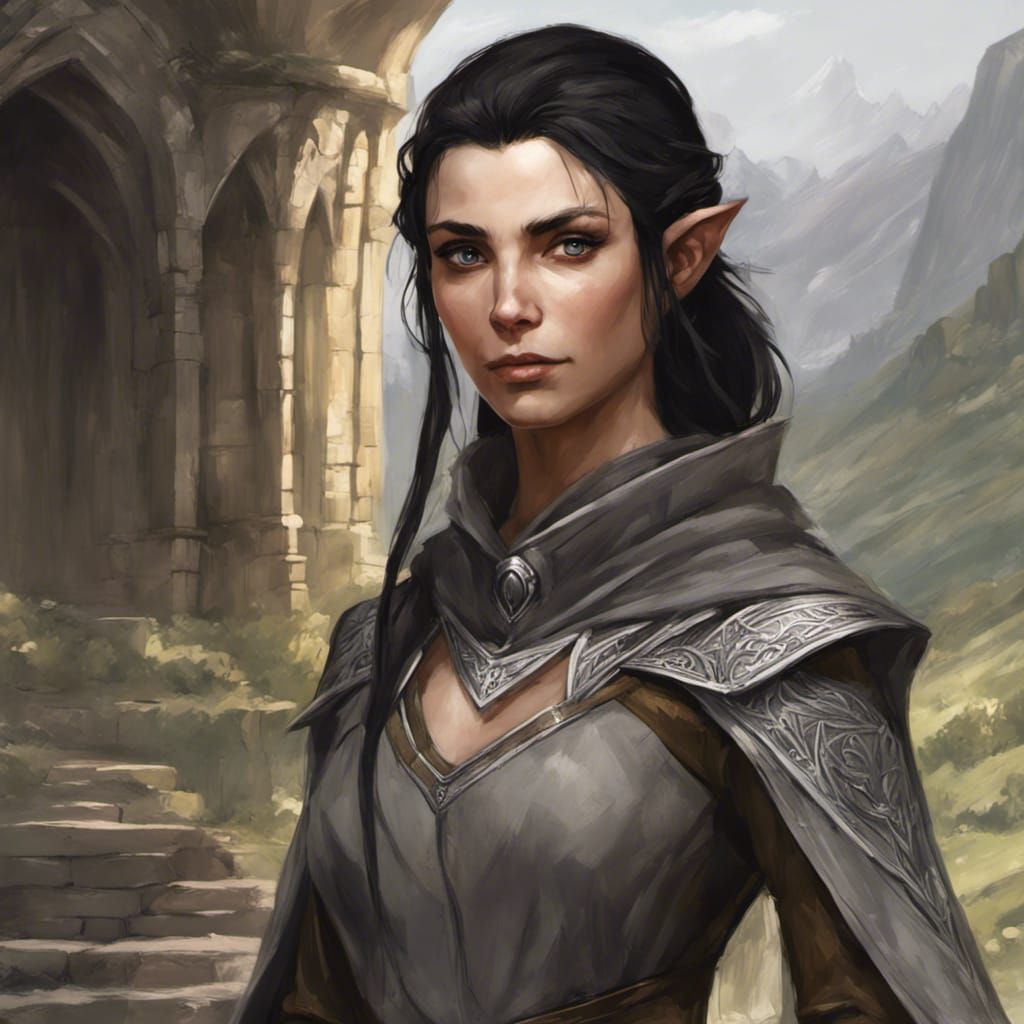 Sindar elf from the Grey Havens (Middle-Earth) - AI Generated Artwork ...