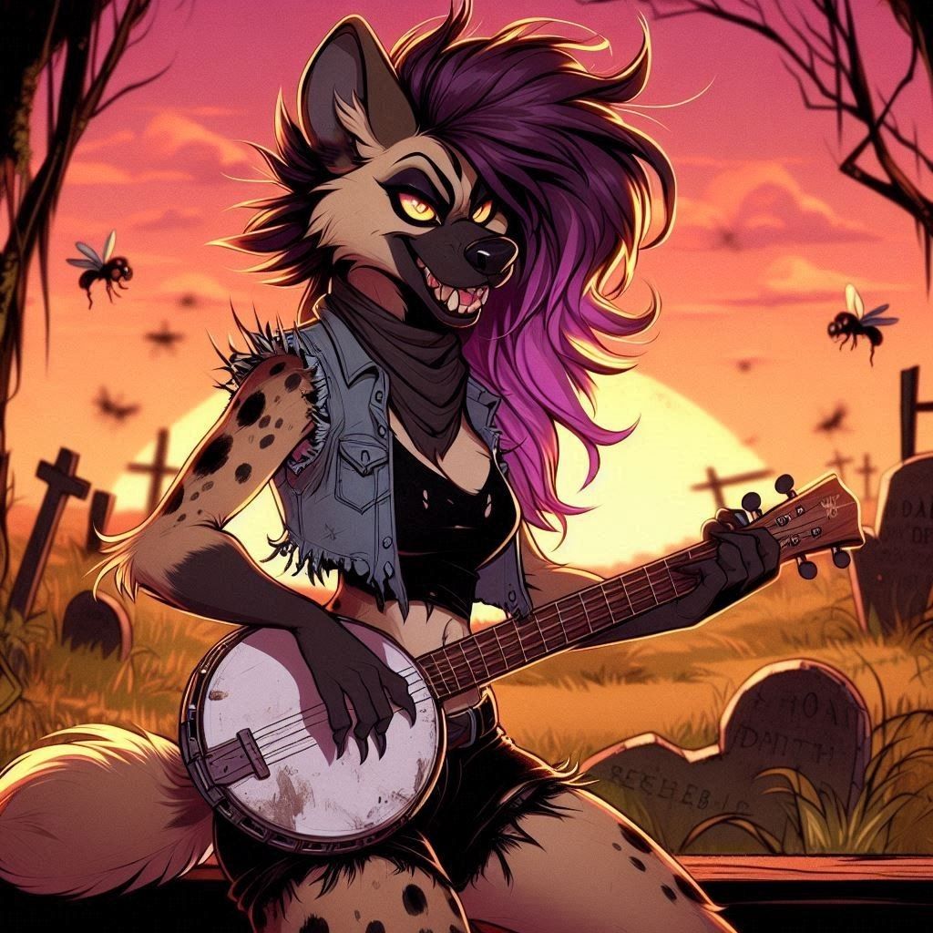 Country Western Banjo in the Graveyard