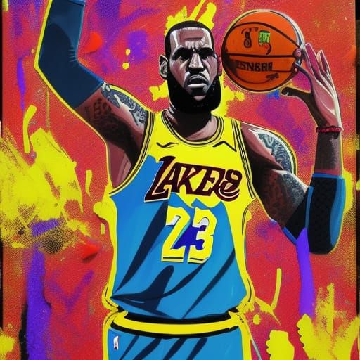 Lebron James - AI Generated Artwork - NightCafe Creator