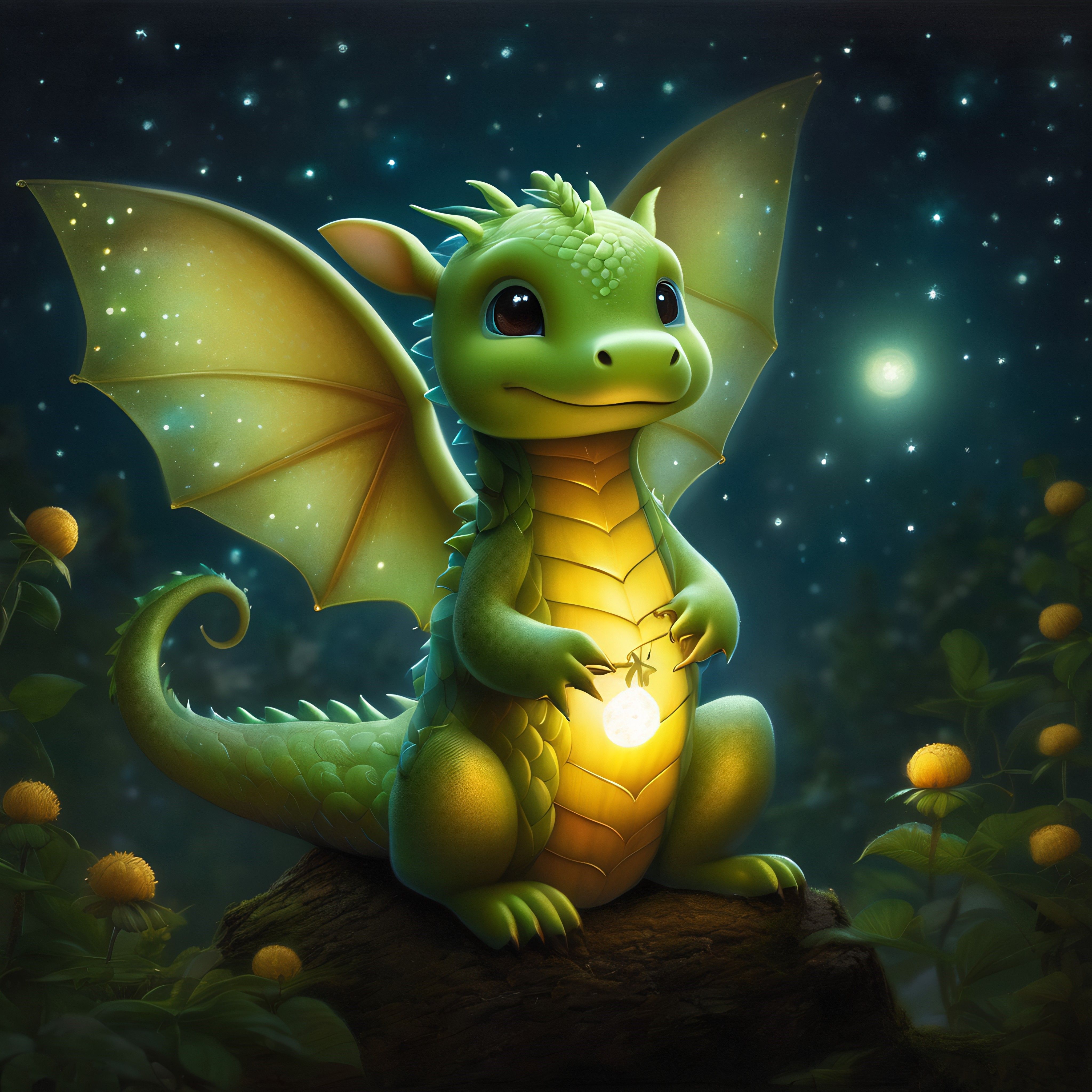 Cute little anime dragon cat, distinct lighting, detailed matte painting,  deep color, high definition, intricate detail, splash screen, comp - AI  Generated Artwork - NightCafe Creator