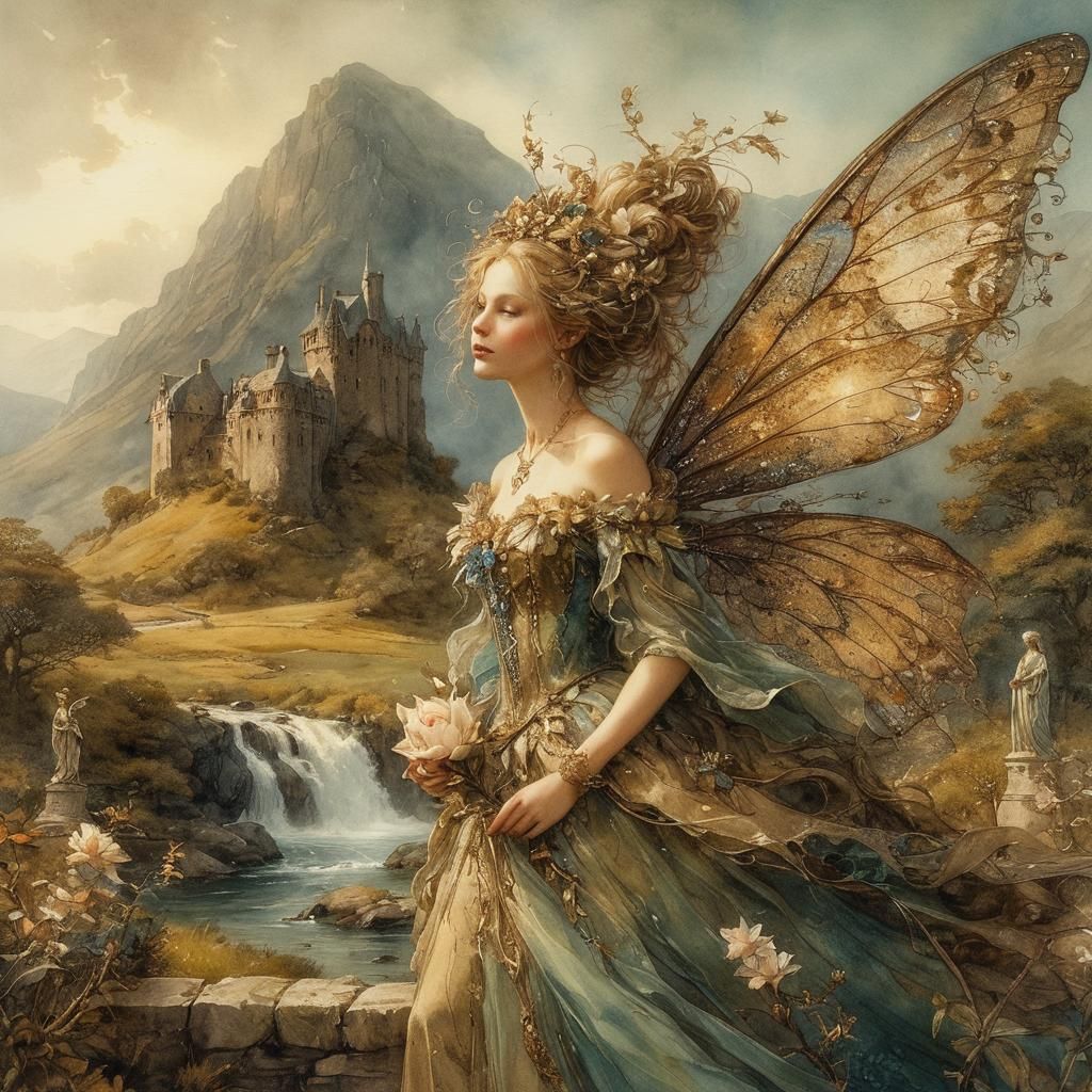 Seelie Court Fairy  by @Kay