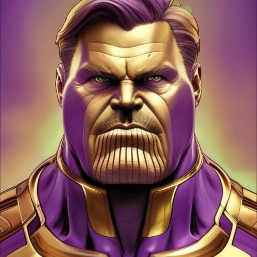 Not a Bald Thanos - AI Generated Artwork - NightCafe Creator