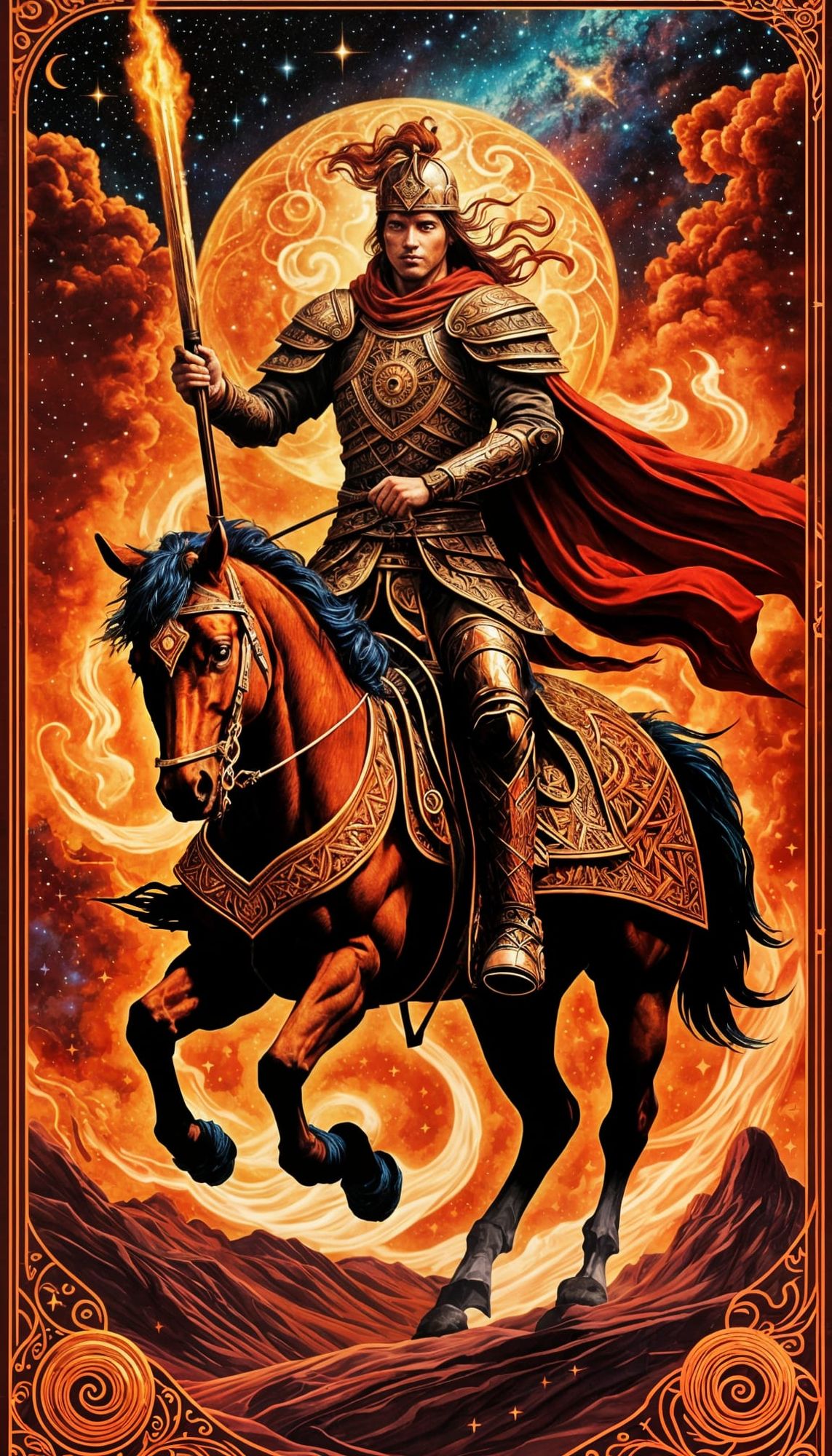 The Celestial Fiery Equinox Warrior