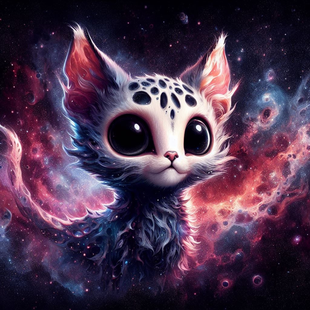 Galaxy Kitten - AI Generated Artwork - NightCafe Creator