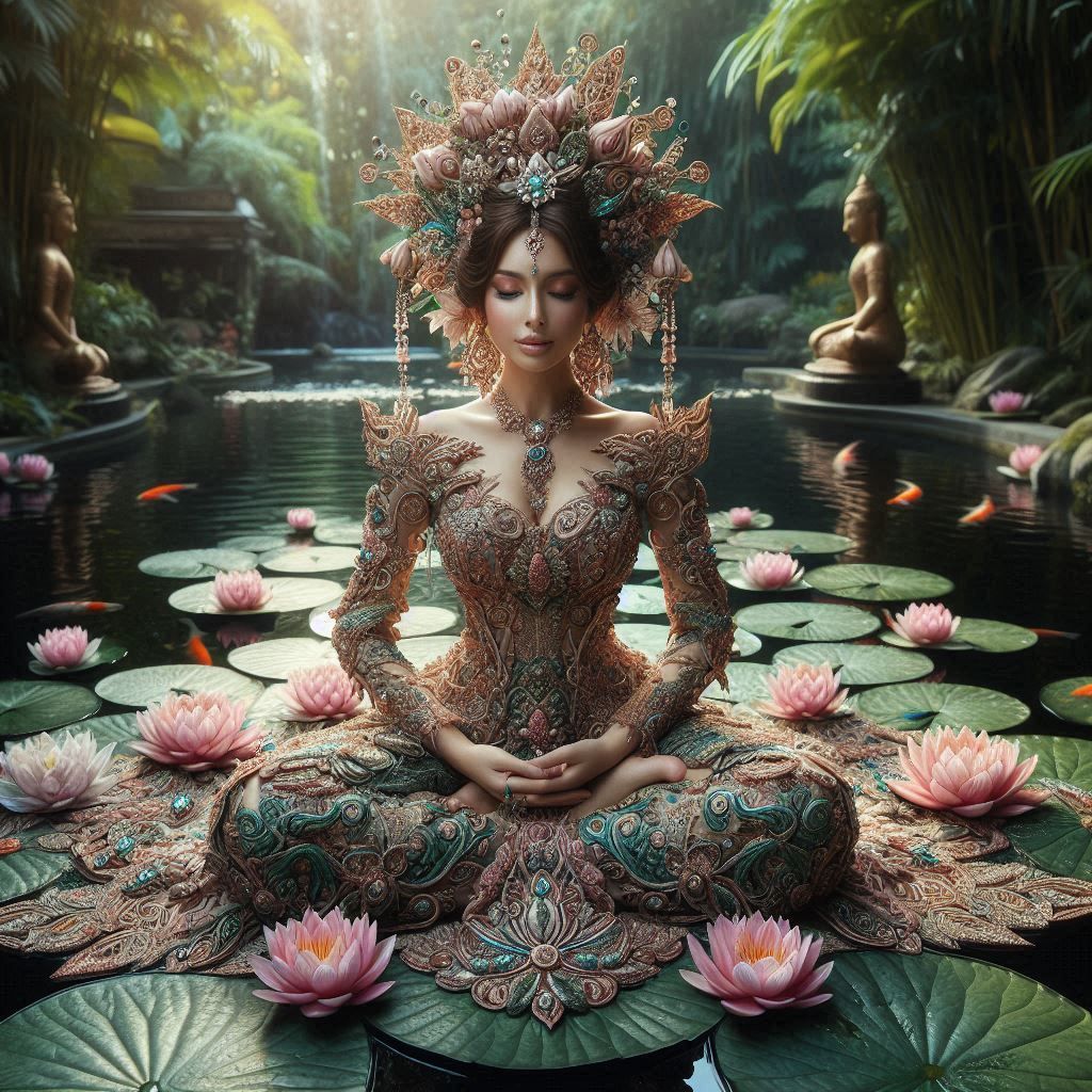 Lotus goddess