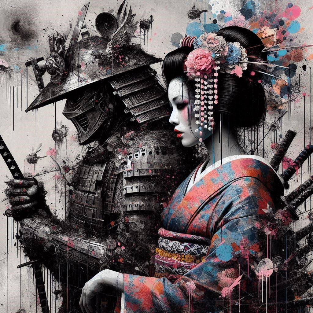 Samourai and geisha