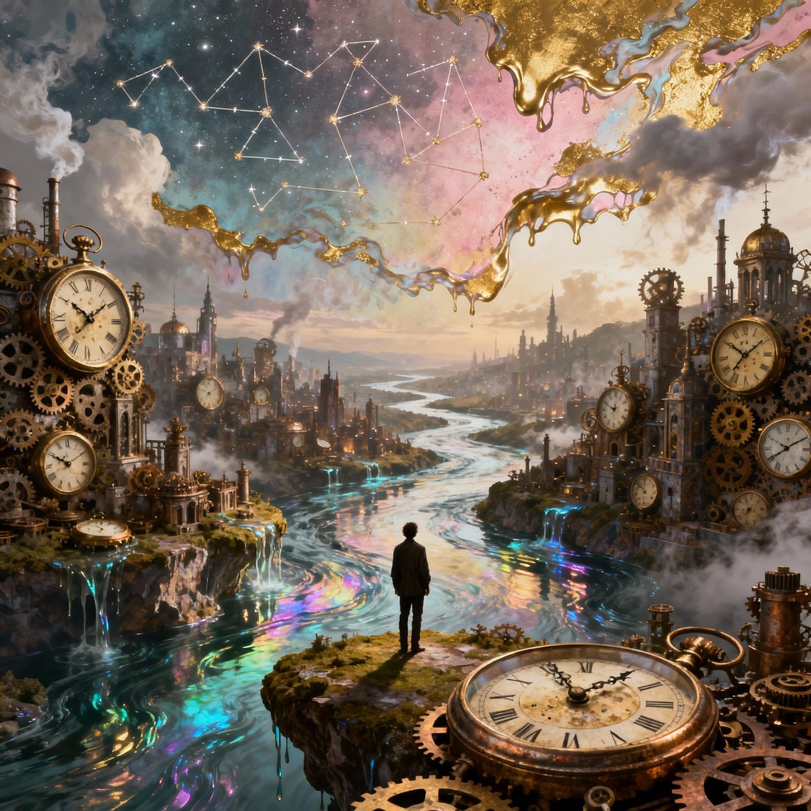 Liquid Time  by @Enigma Bruce