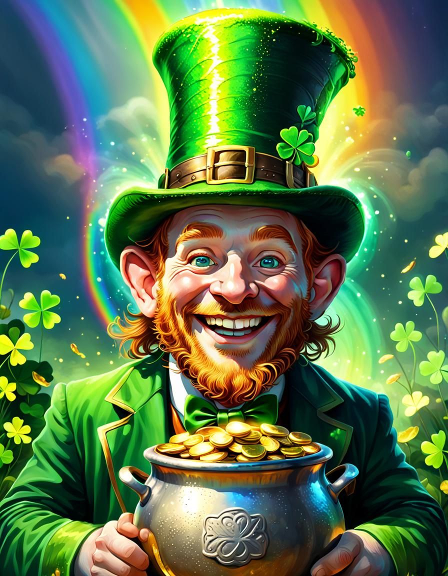 Lucky Leprechaun - AI Generated Artwork - NightCafe Creator