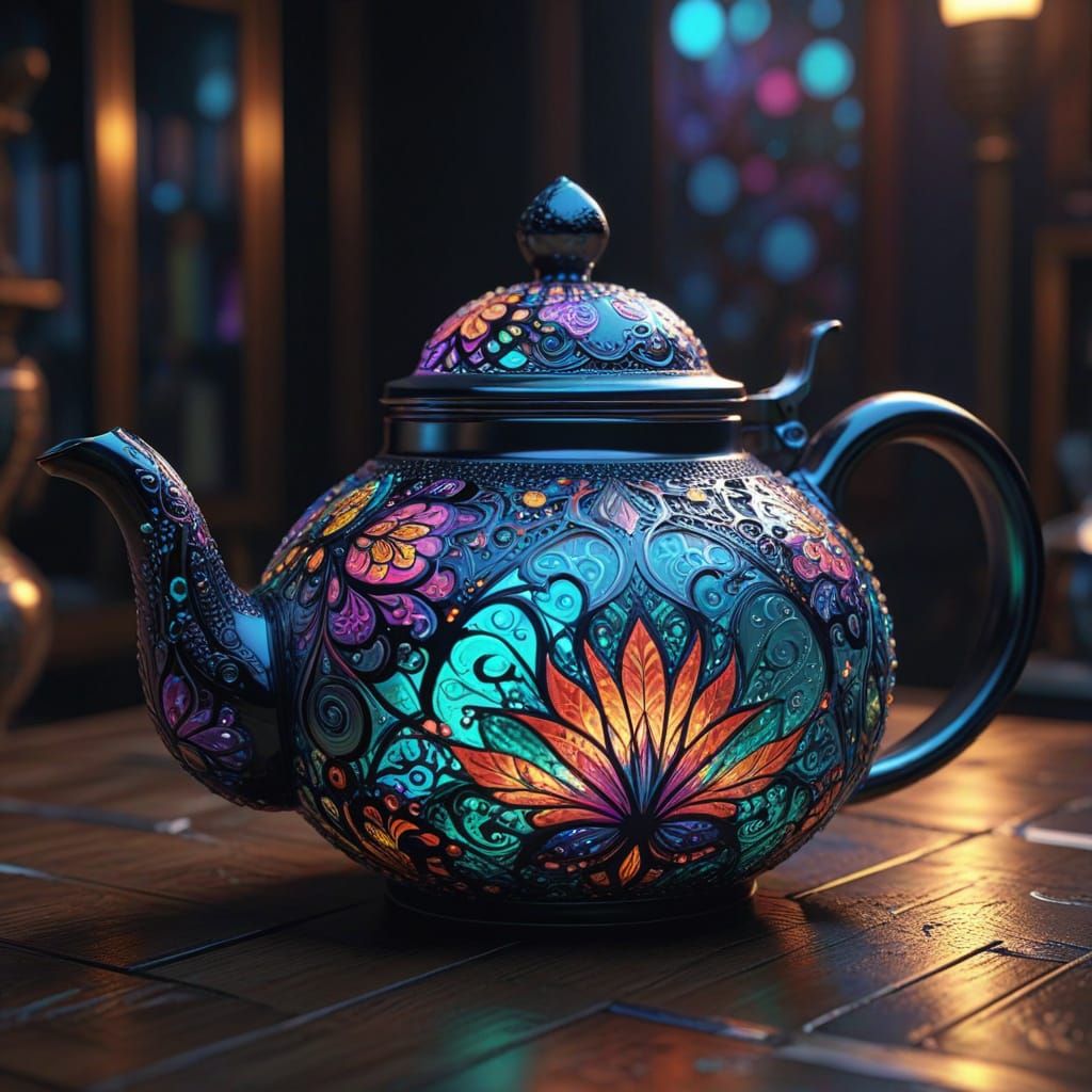 Emporium of teapots in cast iron, glass, porcelain, wood. Available in delicate and bright colors, antique, ...  by @Granit9