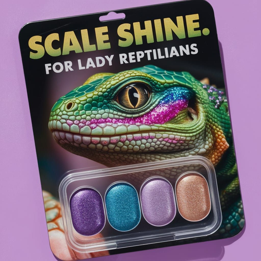 Reptilian makeup  by @Tiny Pearl Cat