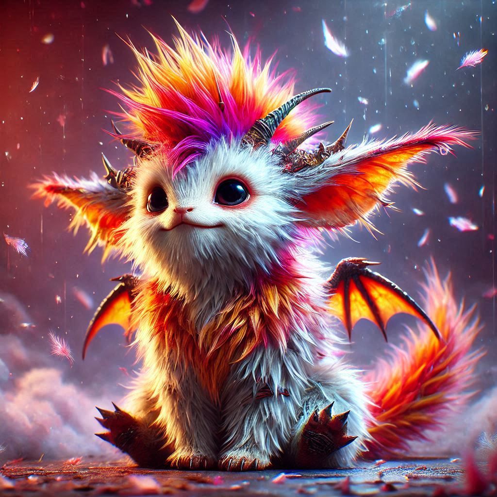 adorable fairy-tale fantasy creature portrait..