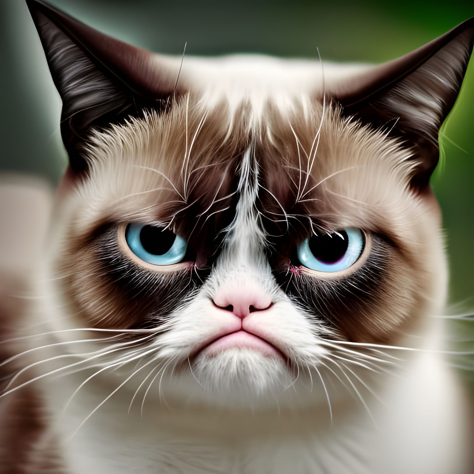 grumpy cat  by @Freena