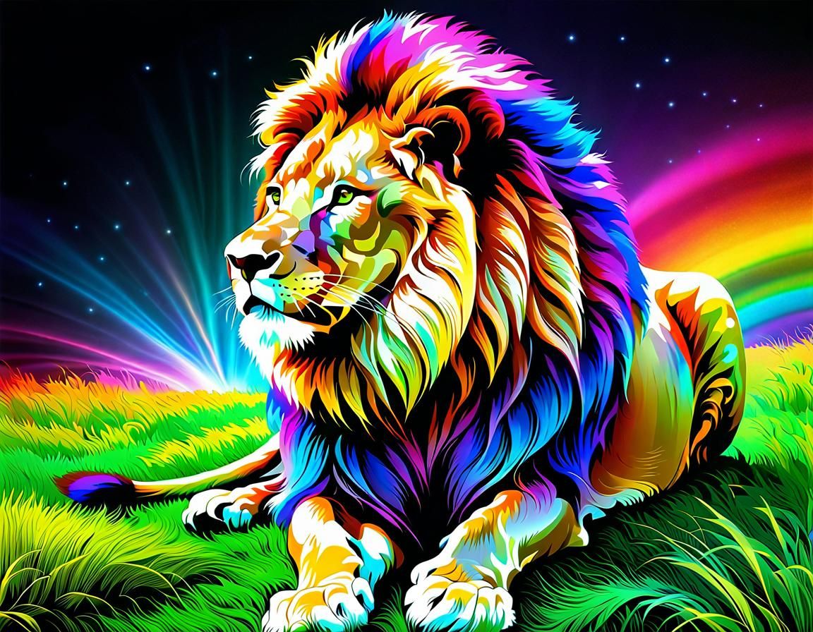 high quality, A beautifully designed lion emerges,from the g...