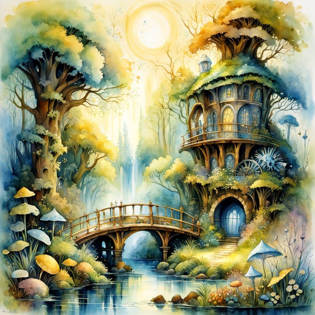 Tree house   by @Agatta