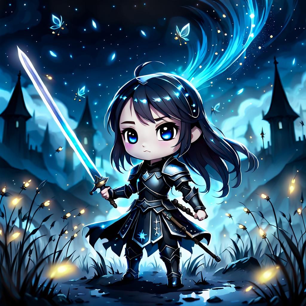 Chibi Warrior Girl