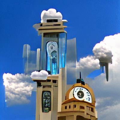 the cloud city clock tower