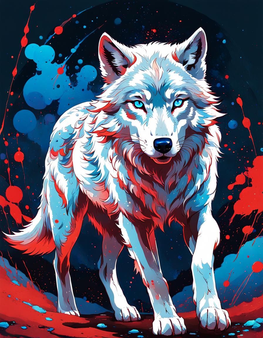 Wolf - AI Generated Artwork - NightCafe Creator