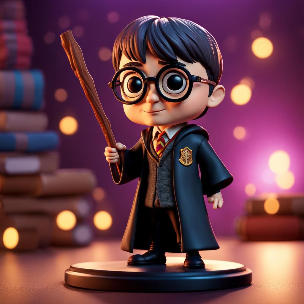 Bobblehead Harry Potter - Ai Generated Artwork - Nightcafe Creator