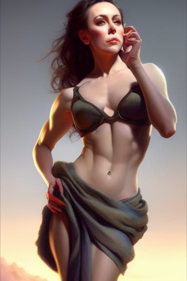 Pose for magazine
