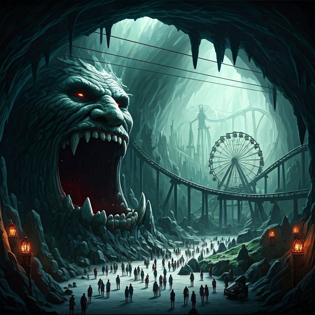 Underground Theme Park   by @Chief_Runs-with-scissors