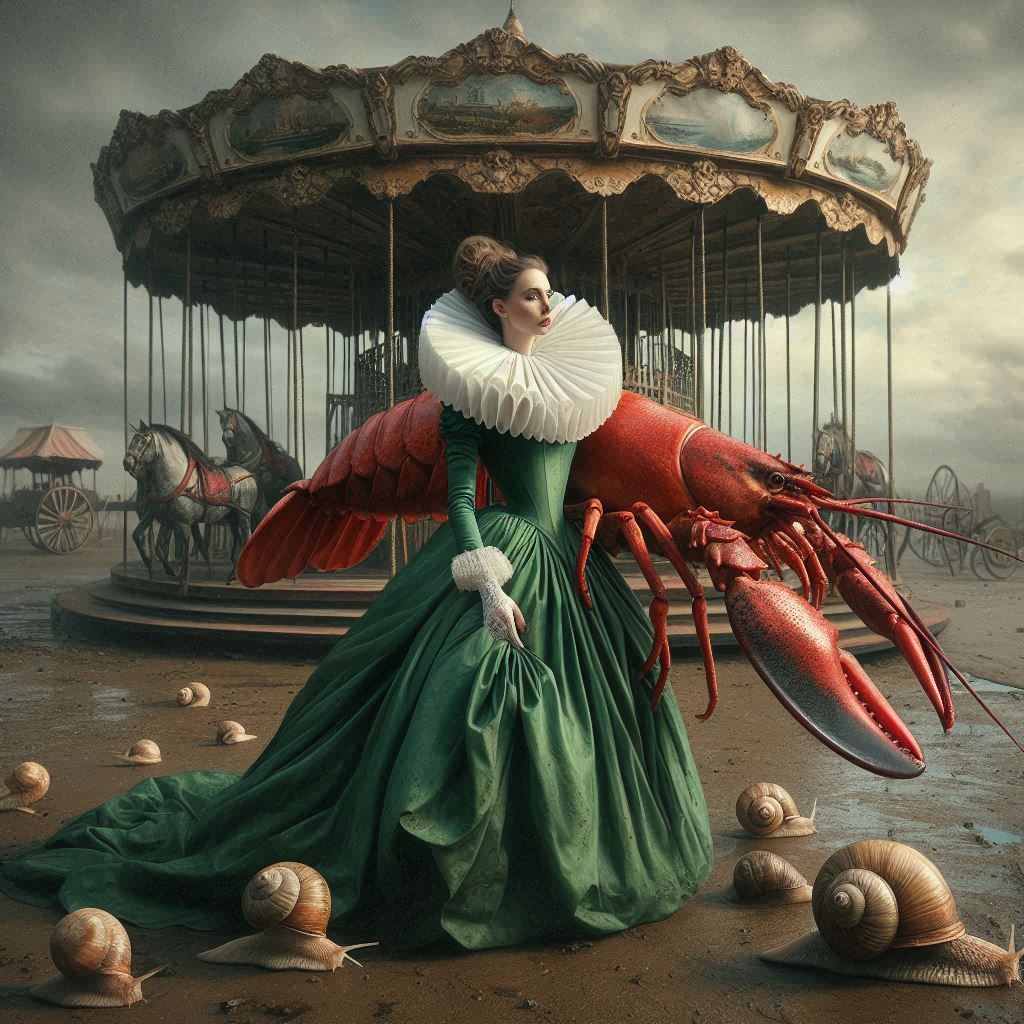 Woman in a Green Dress