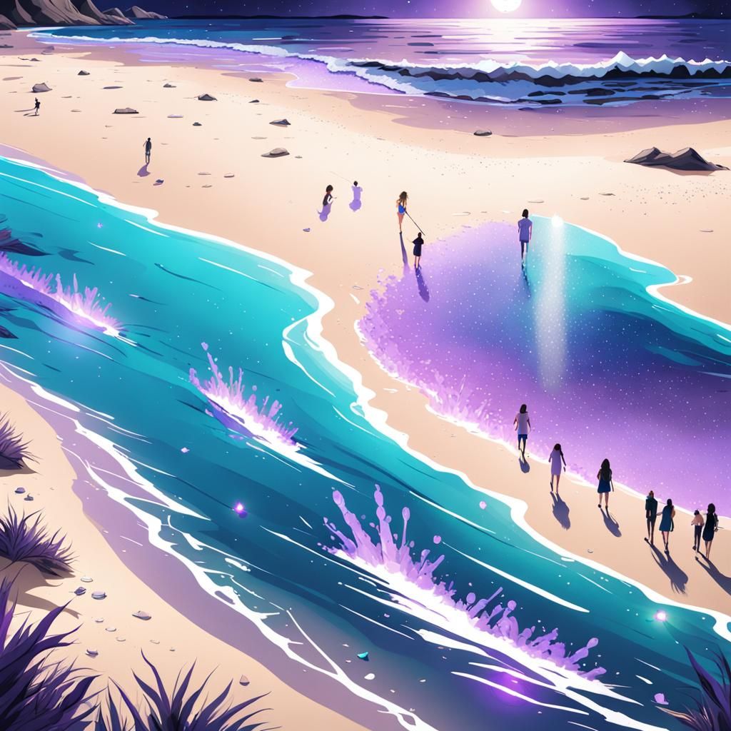 Lunar Shards Beach