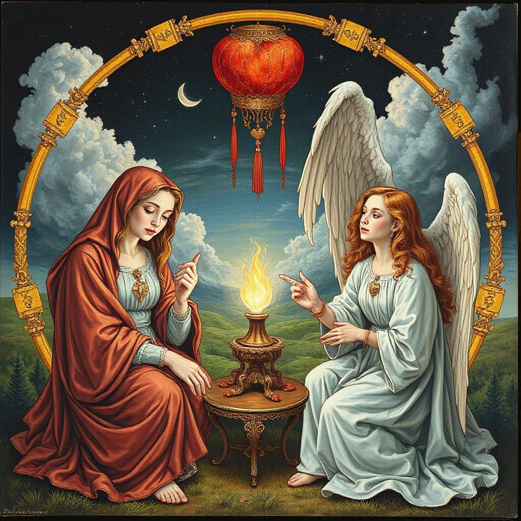 Angels, Demons, and Ghosts Under the Moon