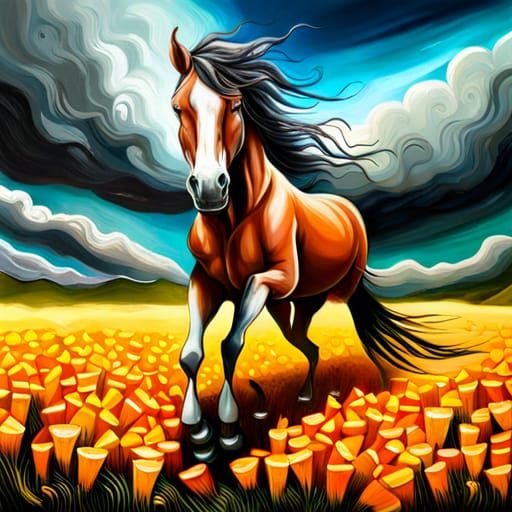 Workhorse for the Workforce AI Generated Artwork NightCafe Creator