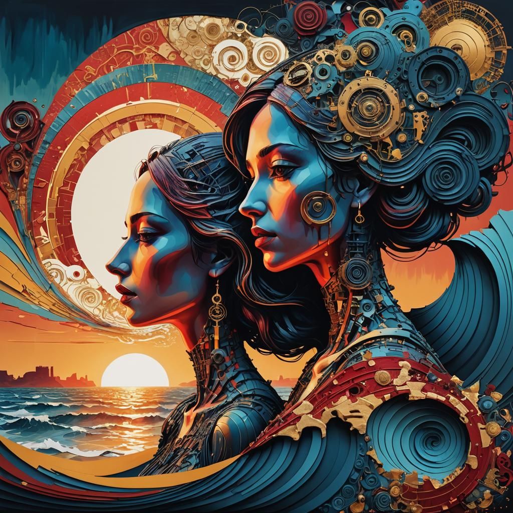 Mother and Daughter  by @MrMaracuja