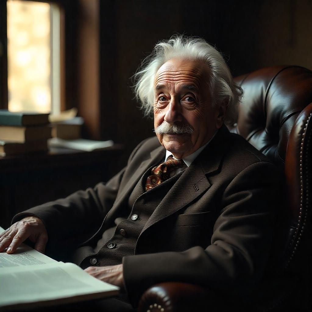 Relaxed Einstein   by @Macfoggy