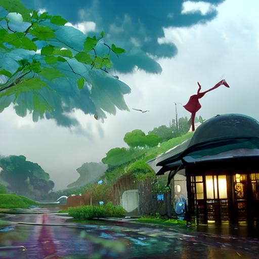 Dancing in the rain